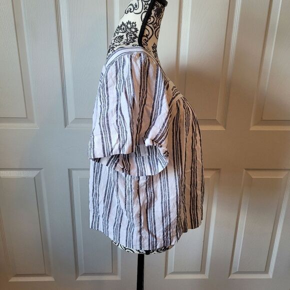 Loft Linen blend striped top - Picture 2 of 6